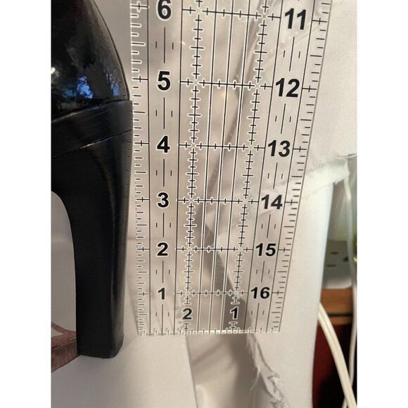 NEW Michael Kors Desert Double Buckle Black Patent Leather 7.5M - Picture 15 of 15